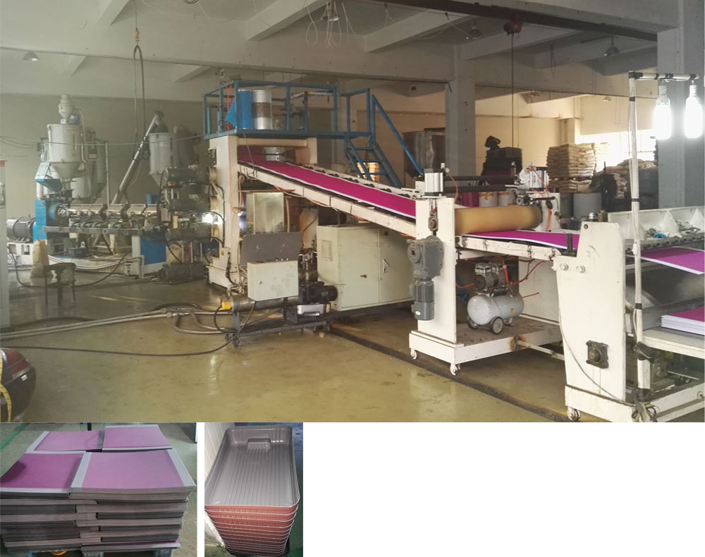 ABS行李片材挤出机生产线